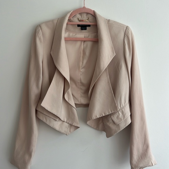 Marciano blush cropped blazer - Picture 1 of 6